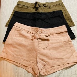 Linen Shorts size Medium